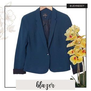 Worthington Teal / Green Blue Blazer